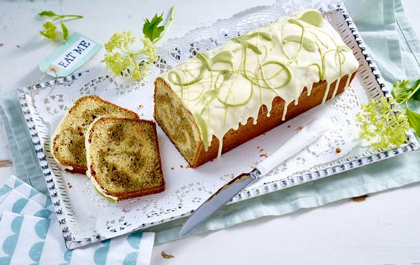 Matcha-Vanille-Marmorkuchen Rezept