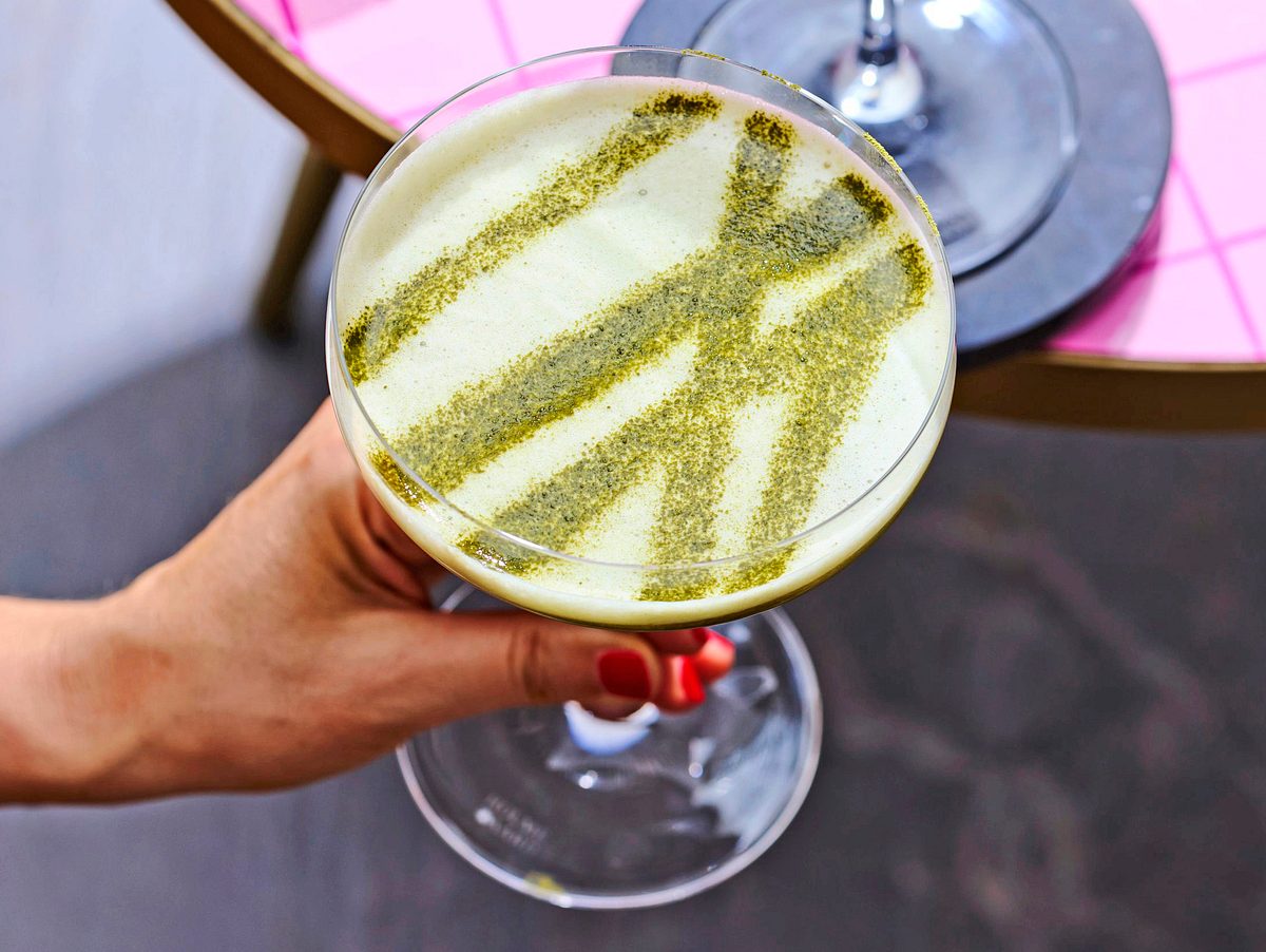 Matcha Whisky Sour Rezept