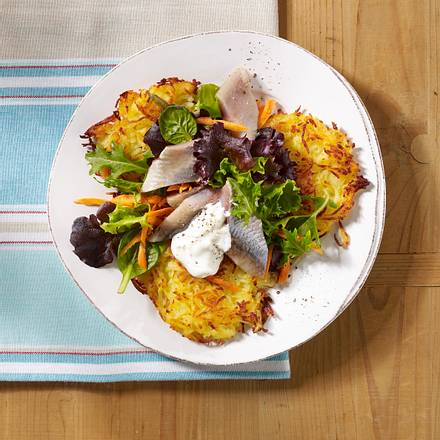 Matjes auf Röstitaler Rezept Matjes auf Röstitaler Rezept
