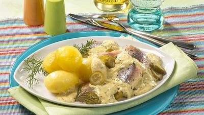 Matjes in Senfsoße Rezept - Foto: Maass