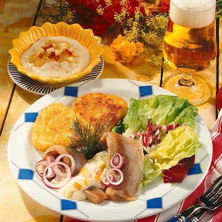 Matjes mit Rösti Rezept