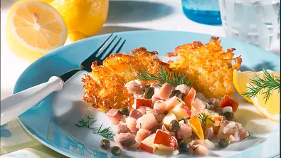 Matjestatar auf Rösti Rezept - Foto: LECKER @ Bauer Media Group