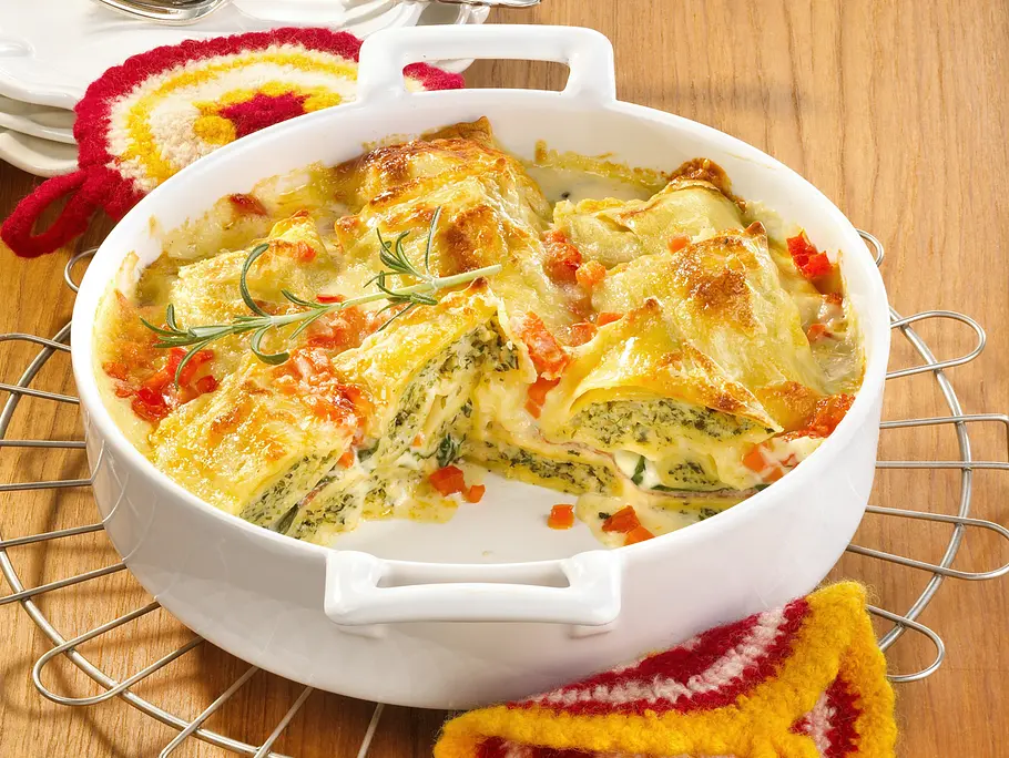 Maultaschen-Gratin Rezept Maultaschen-Gratin Rezept