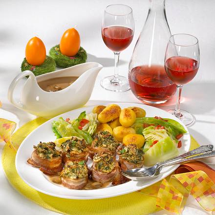 Medaillons mit Mandelkruste Rezept Medaillons mit Mandelkruste Rezept