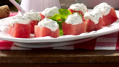 Melone con Ricotta Rezept - Foto: LECKER @ Bauer Media Group