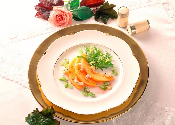 Melone mit Krabben Rezept