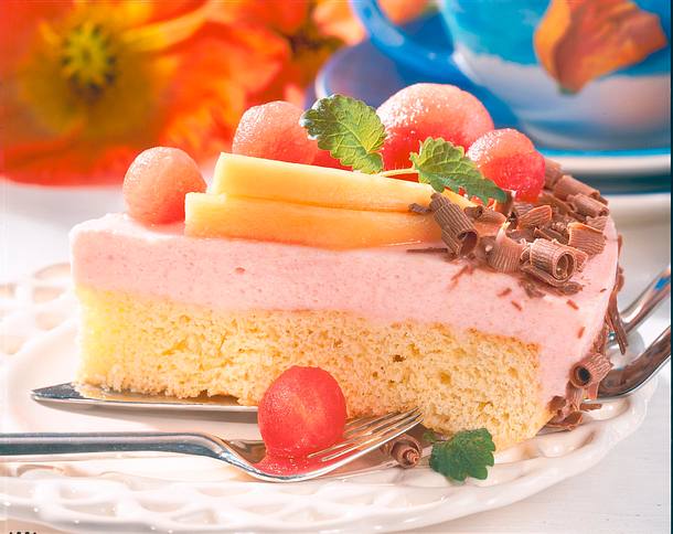 Melonen-Buttermilch-Torte Rezept Melonen-Buttermilch-Torte Rezept