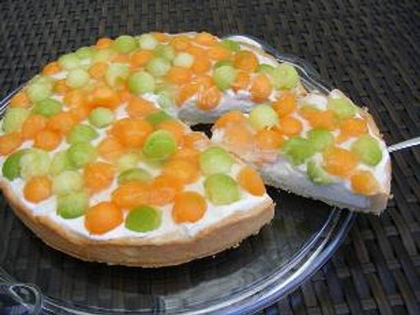 Melonen-Joghurt-Tarte Rezept Melonen-Joghurt-Tarte Rezept