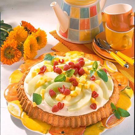 Melonen-Mango-Torte Rezept
