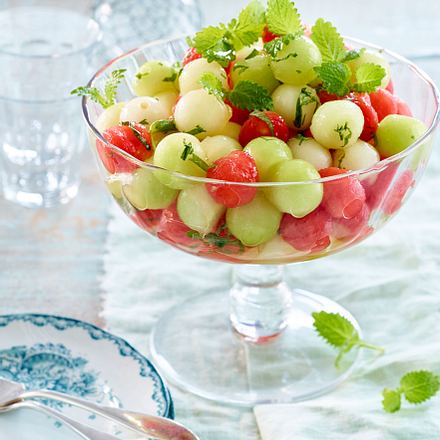 Melonen-Minz-Salat Rezept Melonen-Minz-Salat Rezept