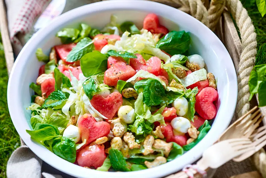 Melonen-Mozzarella-Salat Rezept