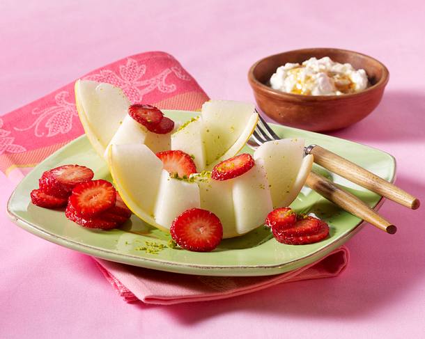 Melonen-Schiffchen Rezept Melonen-Schiffchen Rezept