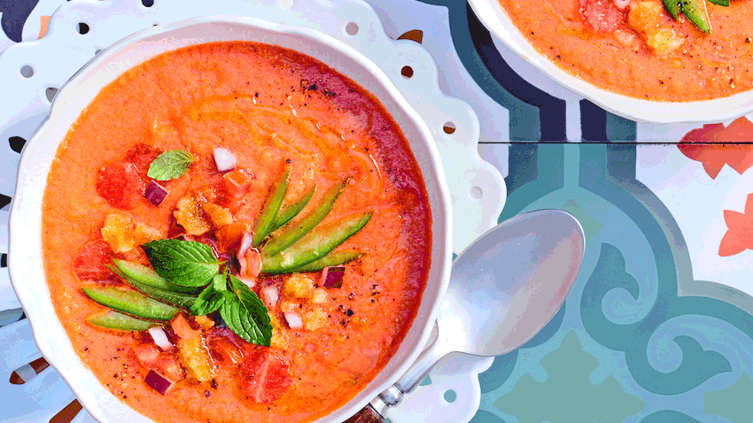 Melonen-Tomaten-Gazpacho Rezept - Foto: House of Food / Bauer Food Experts KG