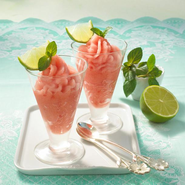 Melonensorbet Rezept Melonensorbet Rezept