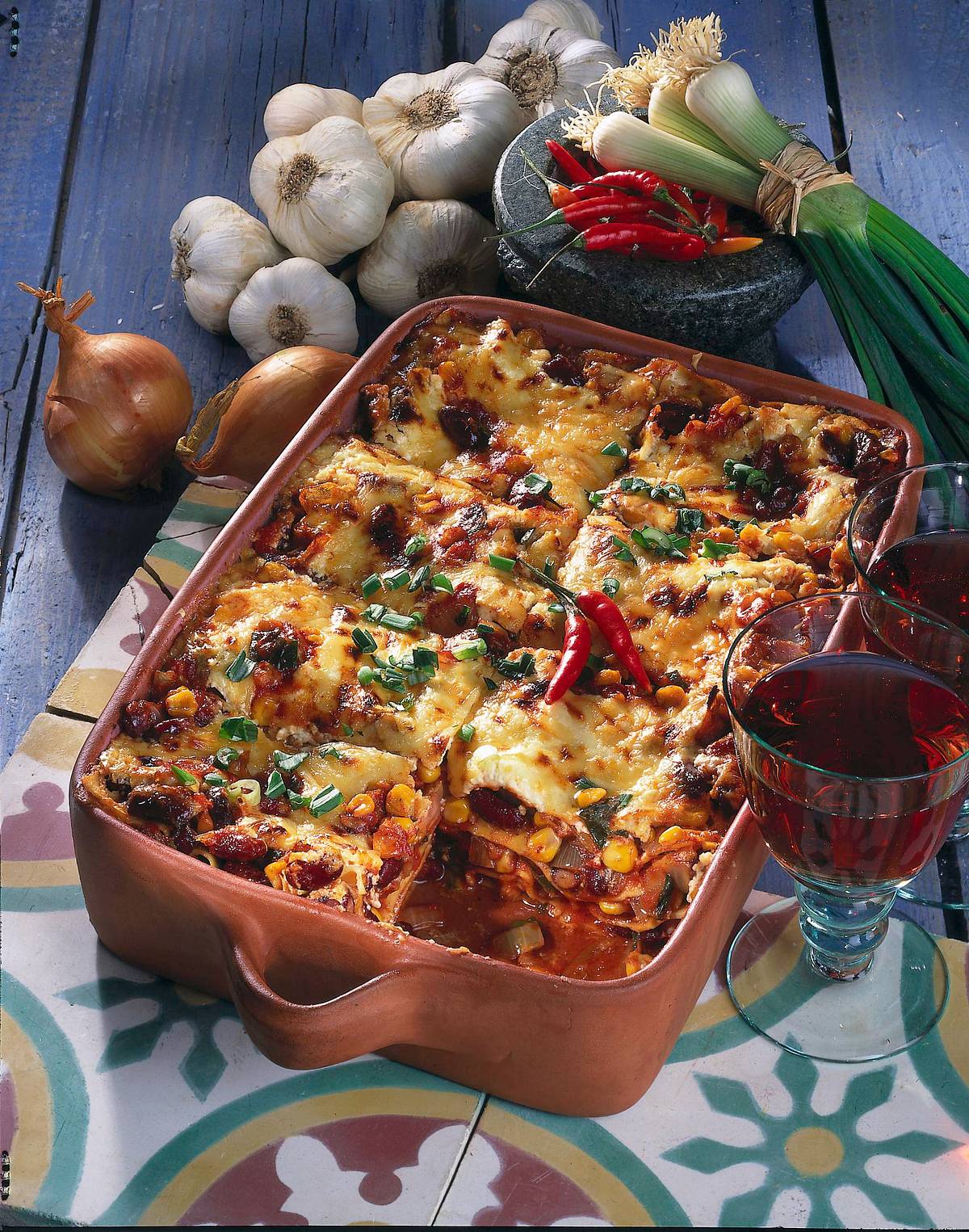 Mexikanische Lasagne Rezept