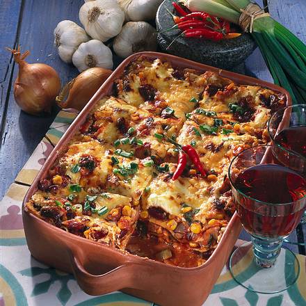 Mexikanische Lasagne Rezept