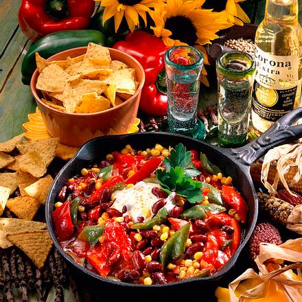 Mexikanische Paprikapfanne Rezept Mexikanische Paprikapfanne Rezept