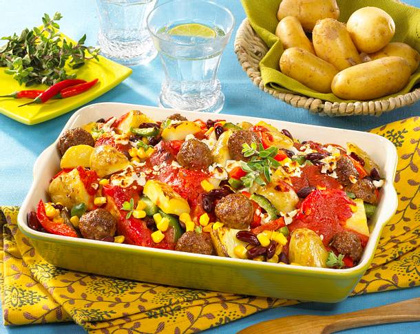 Mexikanischer Kartoffelauflauf Rezept