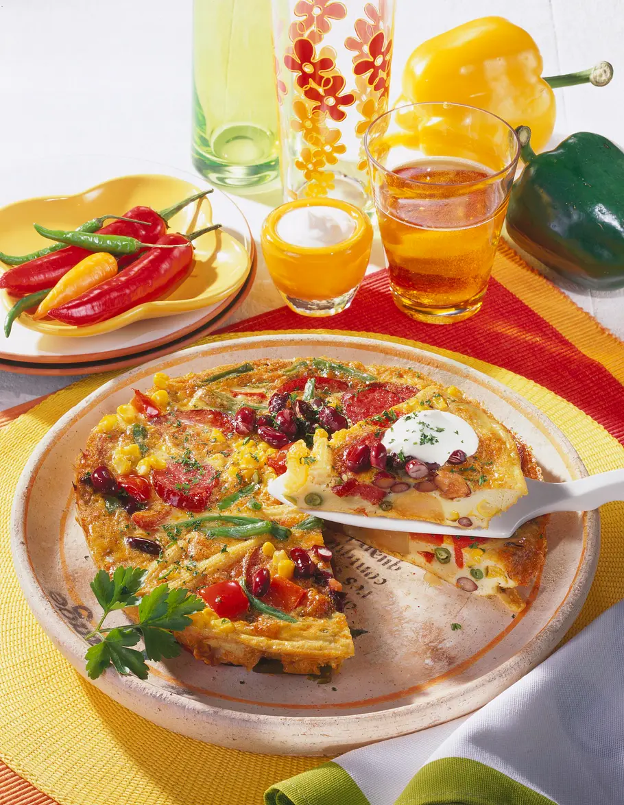 Mexiko-Omelette Rezept Mexiko-Omelette Rezept