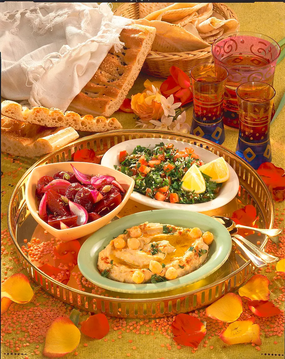 Mezze (arabische Vorspeise) Rezept Mezze (arabische Vorspeise) Rezept