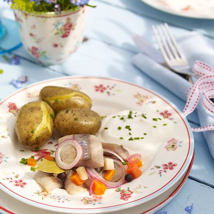 Midsommer: Heringe Rezept