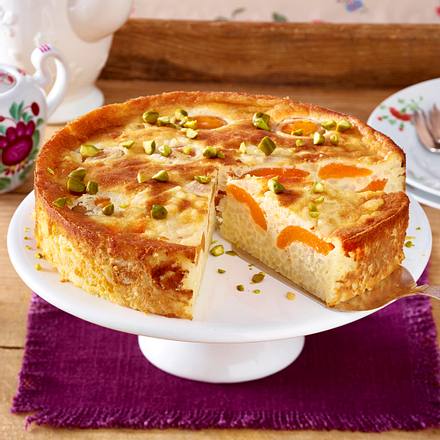 Milchreis-Aprikosen-Torte Rezept Milchreis-Aprikosen-Torte Rezept