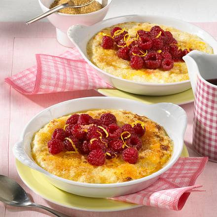 Milchreis-Auflauf mit Himbeeren Rezept Milchreis-Auflauf mit Himbeeren Rezept