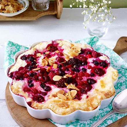 Milchreis-Gratin mit Beeren Rezept Milchreis-Gratin mit Beeren Rezept