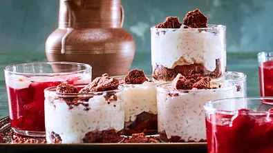 Milchreis mit Cookie-Knusper Rezept - Foto: LECKER @ Bauer Media Group