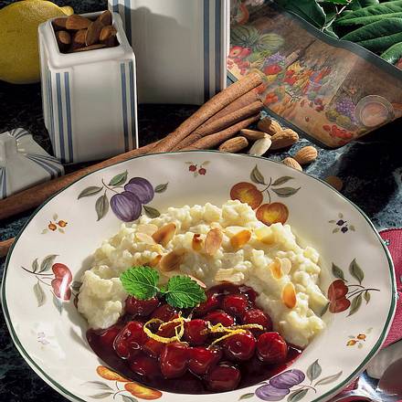 Milchreis mit Kirschkompott Rezept Milchreis mit Kirschkompott Rezept