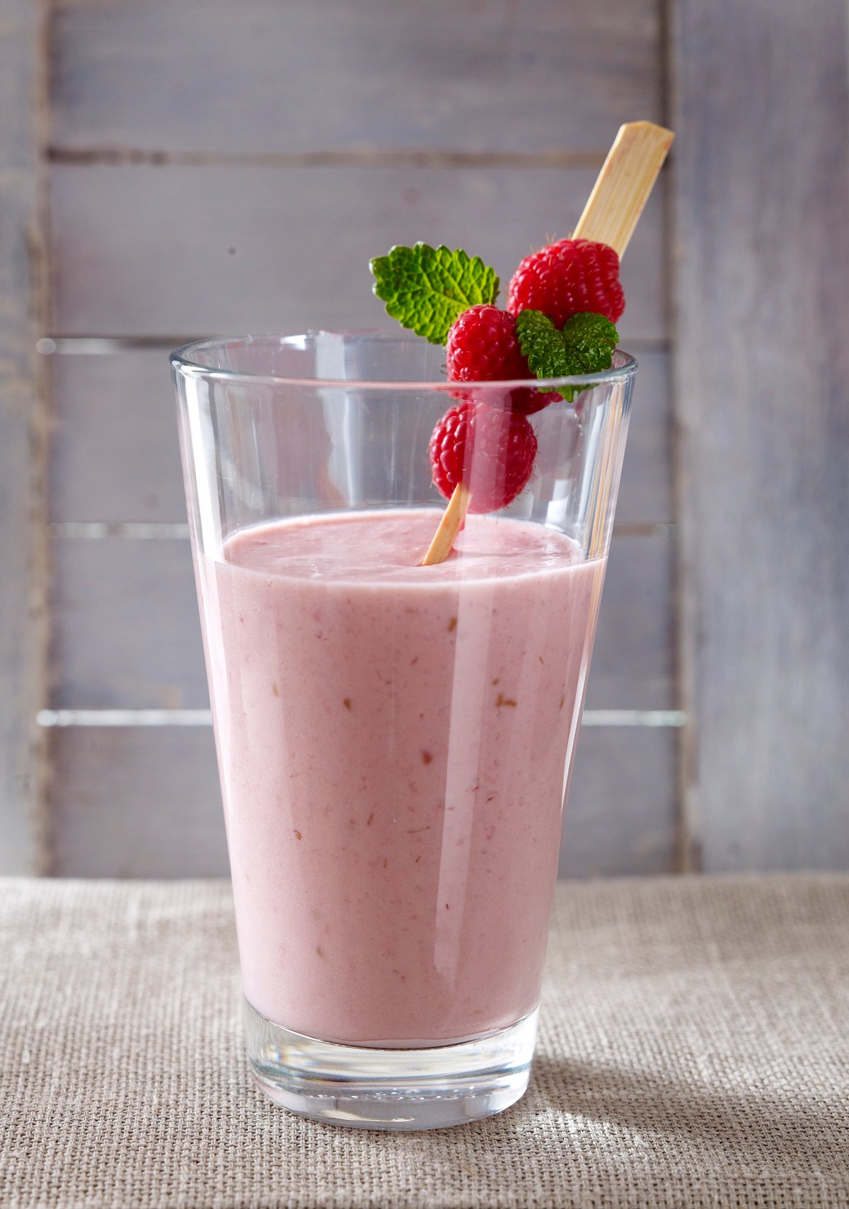 Milchshake mit Himbeeren Rezept