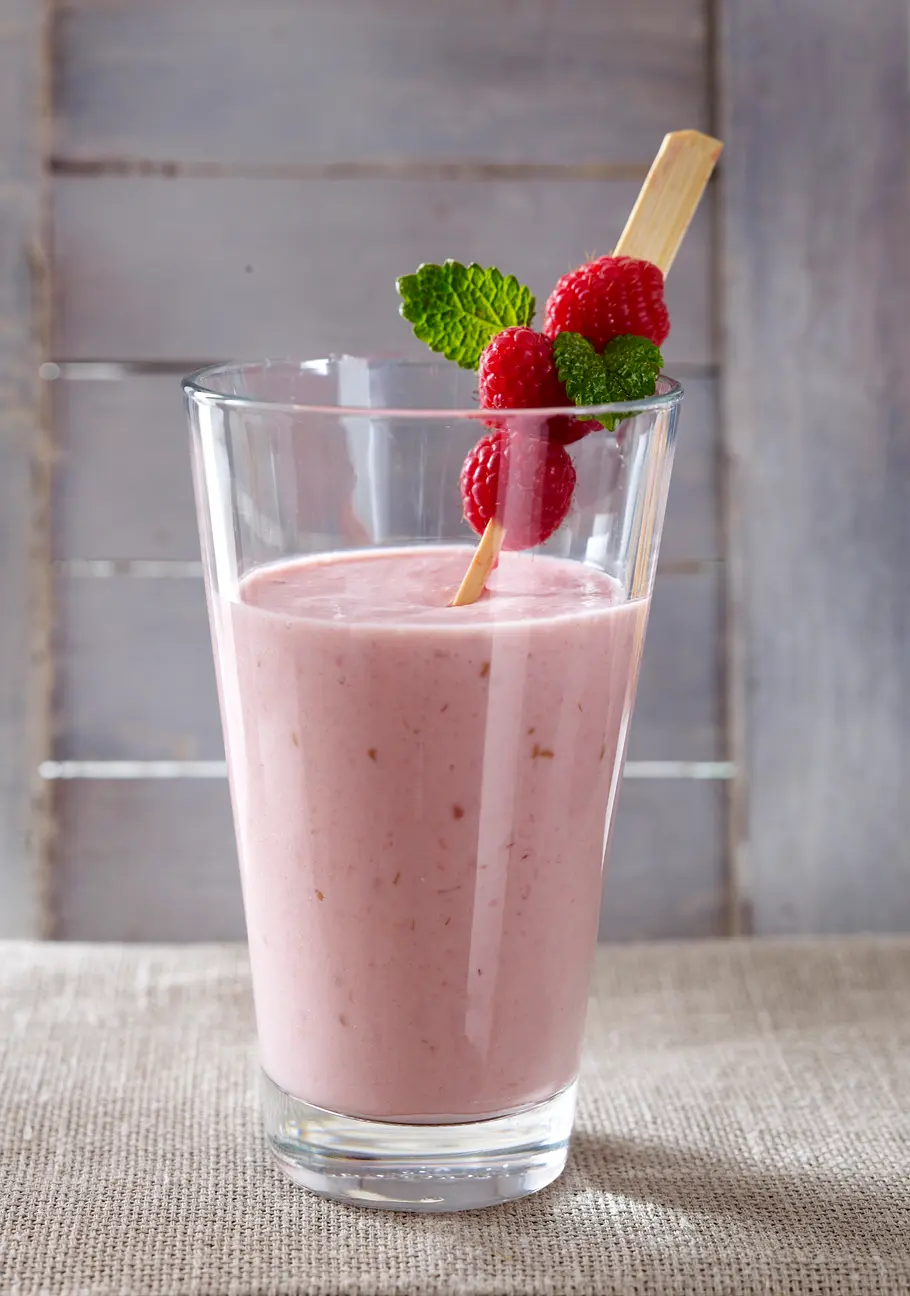 Milchshake mit Himbeeren Rezept Milchshake mit Himbeeren Rezept