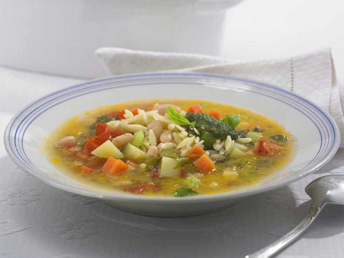 Minestrone - so gehts Schritt für Schritt