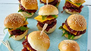Mini-Burger Rezept - Foto: LECKER @ Bauer Media Group