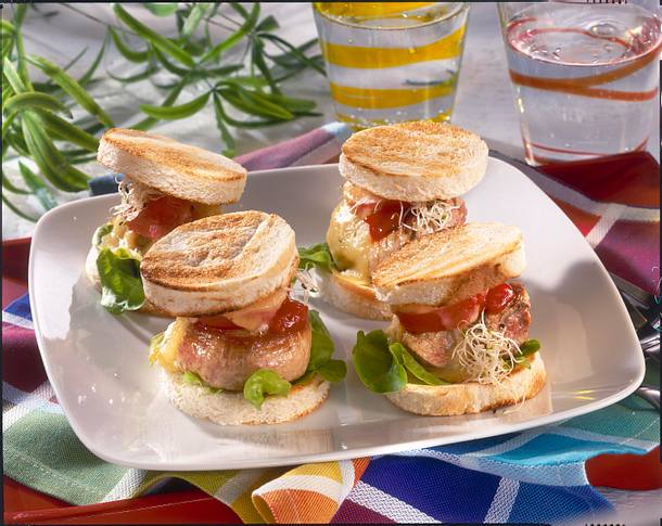 Mini-Burger Rezept