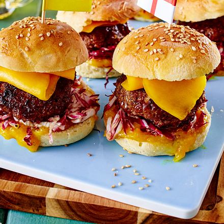 Mini Burger Mit Mango Und Radicchio Rezept Lecker