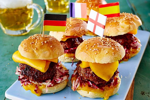 Mini-Burger mit Mango und Radicchio Rezept