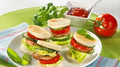 Mini Burger mit Schweinefilet Rezept - Foto: LECKER @ Bauer Media Group