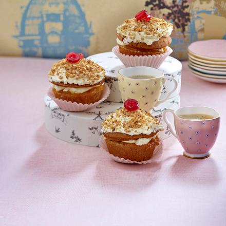 Mini „Frankfurter Kranz“ (oder Frankfurter Kranz-Cup Cakes) Rezept