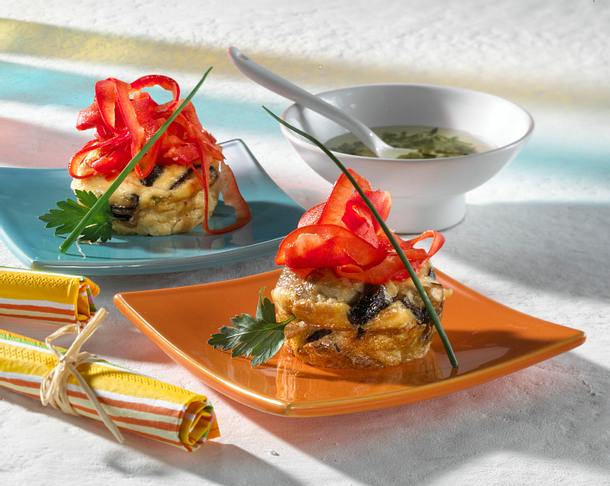Mini-Frittata mit Pilzen Rezept