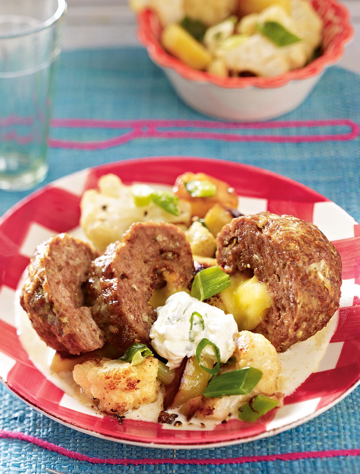 Mini-Hackbraten zu Blumenkohlpfanne Rezept