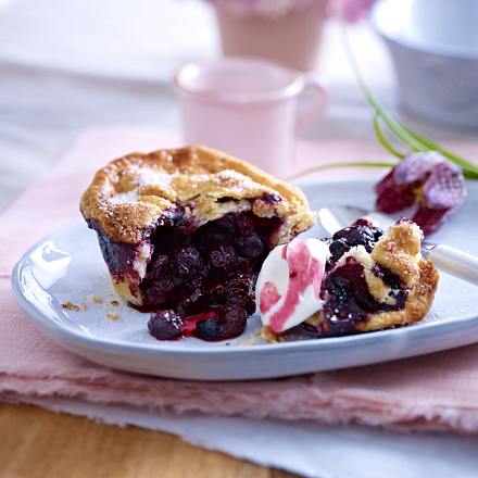 Mini Heidelbeer-Pies Rezept