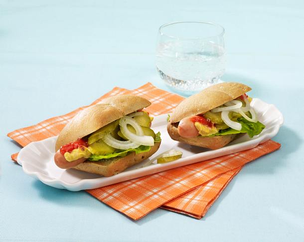 Mini-Hot Dogs Rezept Mini-Hot Dogs Rezept
