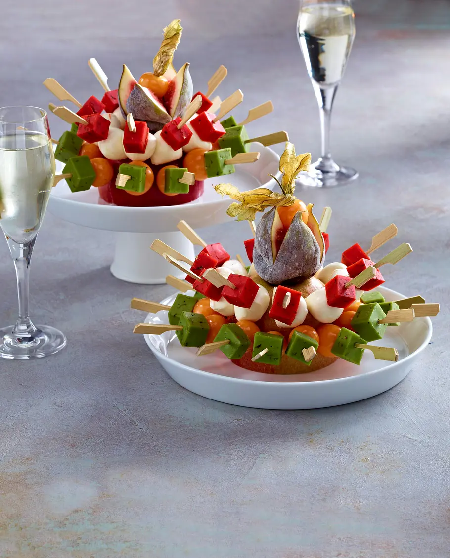Mini-Igel mit buntem Käse Rezept Mini-Igel mit buntem Käse Rezept