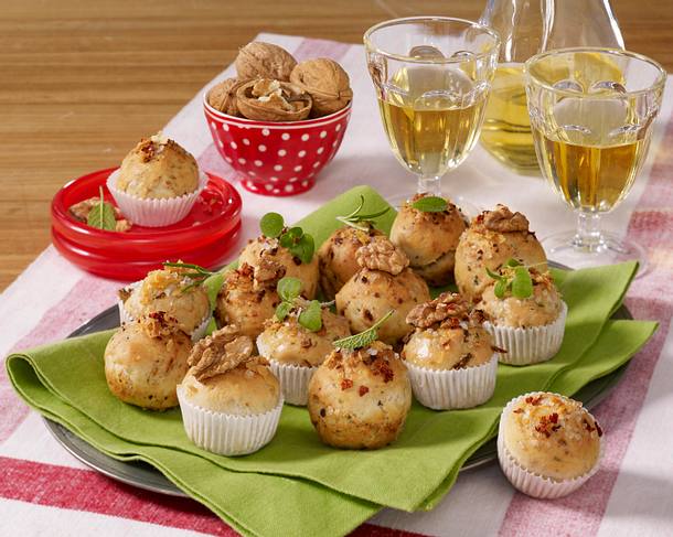 Mini Kräuter Muffins Rezept Mini Kräuter Muffins Rezept