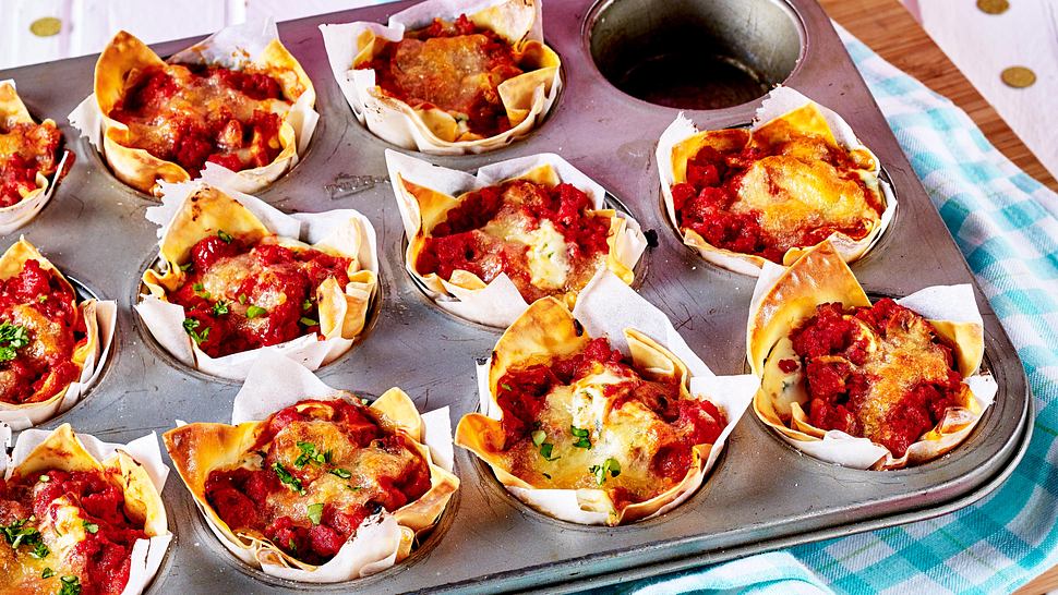 Mini-Lasagne in der Muffinform - Foto: House of Food / Bauer Food Experts KG