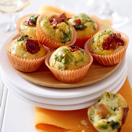Mini-Muffins mit Spinat Rezept