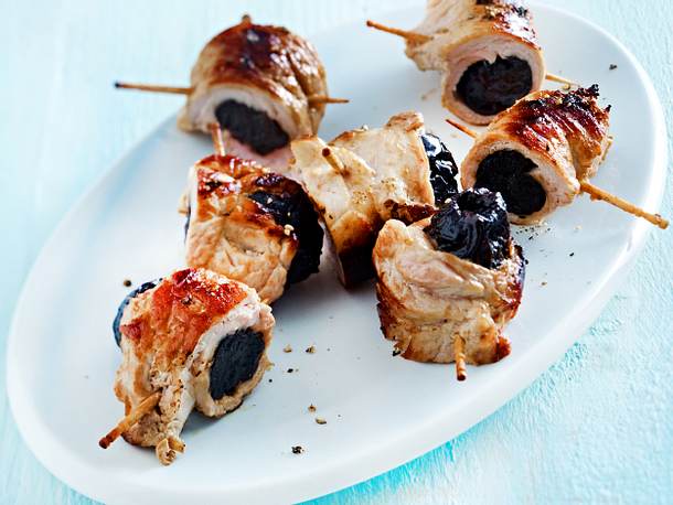 Minirouladen mit Pflaumen Rezept Minirouladen mit Pflaumen Rezept