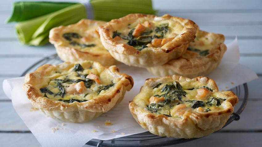 Mini-Spinat-Lachs-Quiche Rezept - Foto: House of Food / Bauer Food Experts KG