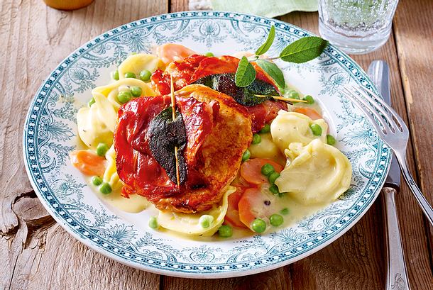 Minutenschnitzel alla Saltimbocca Rezept Minutenschnitzel alla Saltimbocca Rezept